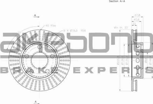 Akebono BN-0594 - Brake Disc car-mod.net
