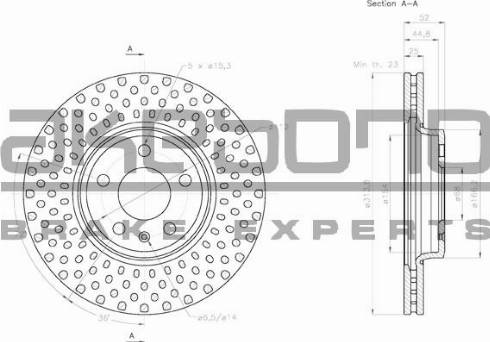 Akebono BN-0051 - Brake Disc car-mod.net