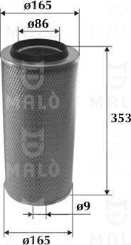 AKRON-MALÒ 1500518 - Engine Air Filter car-mod.net