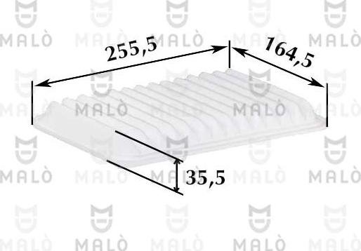 AKRON-MALÒ 1500654 - Engine Air Filter car-mod.net