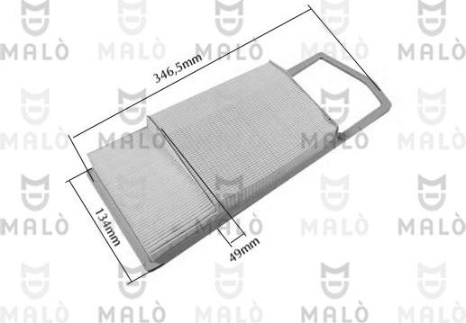 AKRON-MALÒ 1500617 - Engine Air Filter car-mod.net