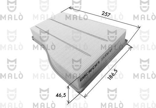 AKRON-MALÒ 1500638 - Engine Air Filter car-mod.net