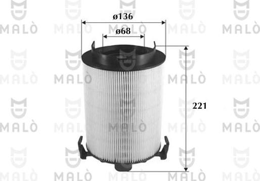 AKRON-MALÒ 1500045 - Engine Air Filter car-mod.net