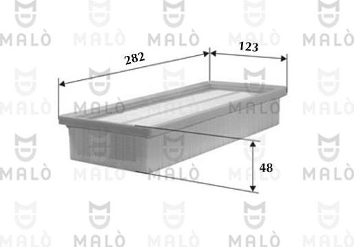AKRON-MALÒ 1500004 - Engine Air Filter car-mod.net