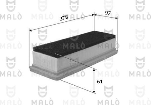 AKRON-MALÒ 1500002 - Engine Air Filter car-mod.net