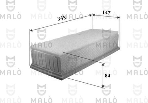AKRON-MALÒ 1500026 - Engine Air Filter car-mod.net