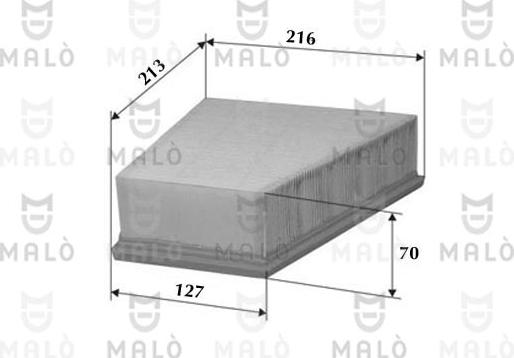 AKRON-MALÒ 1500028 - Engine Air Filter car-mod.net