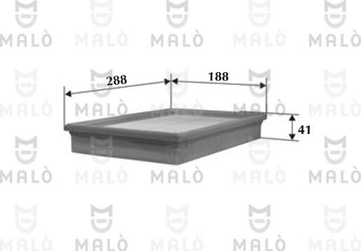 AKRON-MALÒ 1500076 - Engine Air Filter car-mod.net