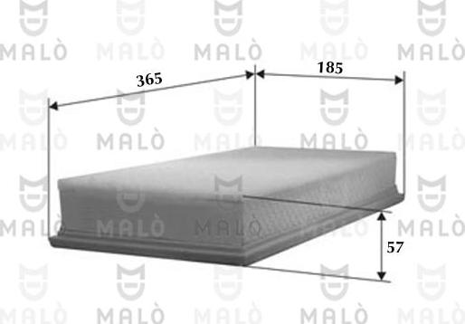 AKRON-MALÒ 1500144 - Engine Air Filter car-mod.net