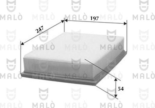 AKRON-MALÒ 1500161 - Engine Air Filter car-mod.net