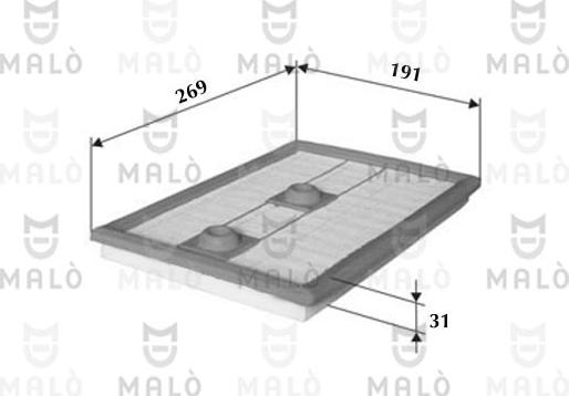 AKRON-MALÒ 1500162 - Engine Air Filter car-mod.net