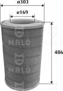 AKRON-MALÒ 1500172 - Engine Air Filter car-mod.net