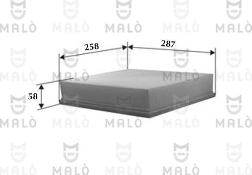 AKRON-MALÒ 1500326 - Engine Air Filter car-mod.net