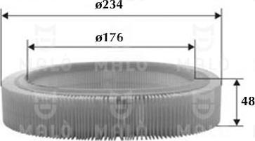 AKRON-MALÒ 1500375 - Engine Air Filter car-mod.net