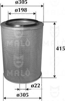 AKRON-MALÒ 1500256 - Engine Air Filter car-mod.net