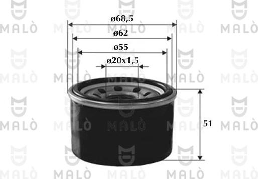 AKRON-MALÒ 1510097 - Oil Filter car-mod.net