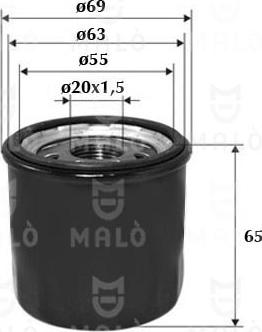 AKRON-MALÒ 1510046 - Oil Filter car-mod.net