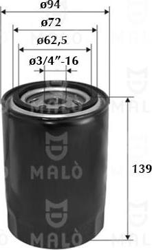 AKRON-MALÒ 1510041 - Oil Filter car-mod.net