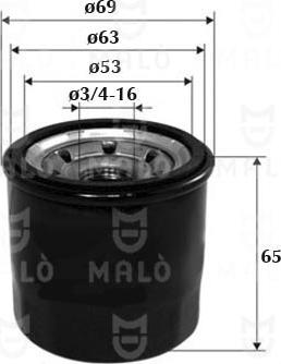 AKRON-MALÒ 1510043 - Oil Filter car-mod.net