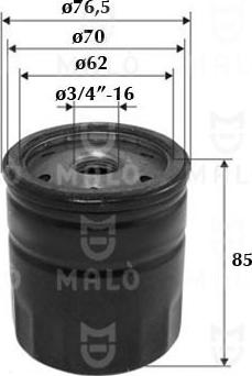 AKRON-MALÒ 1510054 - Oil Filter car-mod.net