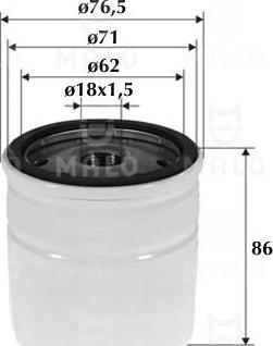 AKRON-MALÒ 1510055 - Oil Filter car-mod.net
