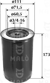 AKRON-MALÒ 1510002 - Oil Filter car-mod.net
