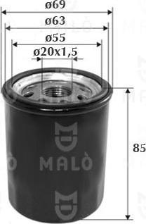 AKRON-MALÒ 1510007 - Oil Filter car-mod.net
