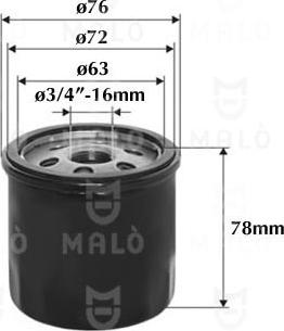 AKRON-MALÒ 1510086 - Oil Filter car-mod.net
