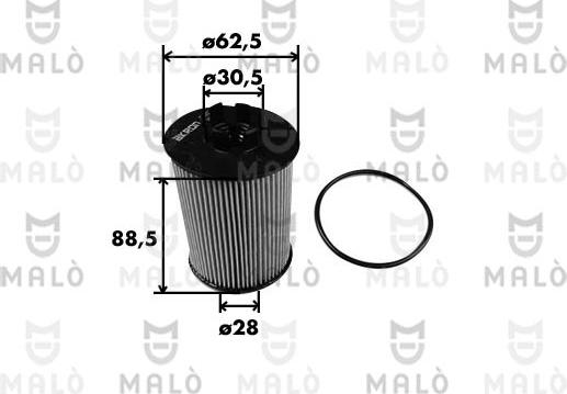 AKRON-MALÒ 1510024 - Oil Filter car-mod.net