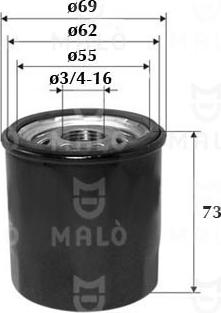 AKRON-MALÒ 1510027 - Oil Filter car-mod.net