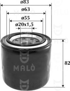 AKRON-MALÒ 1510074 - Oil Filter car-mod.net