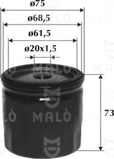 AKRON-MALÒ 1510076 - Oil Filter car-mod.net