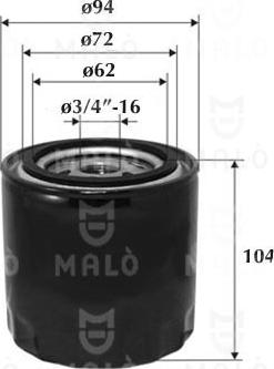 AKRON-MALÒ 1510072 - Oil Filter car-mod.net
