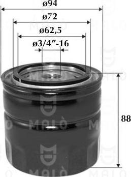AKRON-MALÒ 1510148 - Oil Filter car-mod.net