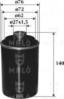 AKRON-MALÒ 1510163 - Oil Filter car-mod.net
