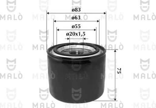AKRON-MALÒ 1510106 - Oil Filter car-mod.net