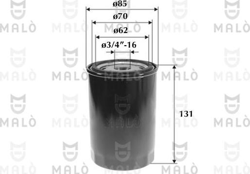 AKRON-MALÒ 1510100 - Oil Filter car-mod.net