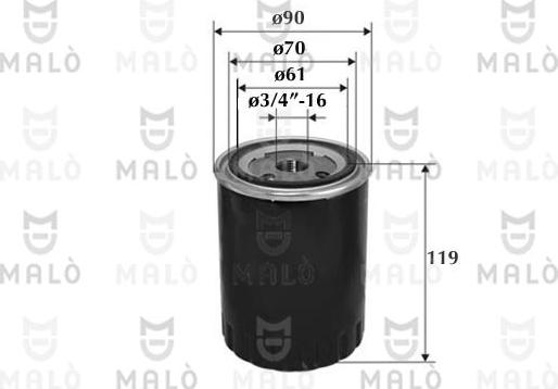 AKRON-MALÒ 1510108 - Oil Filter car-mod.net