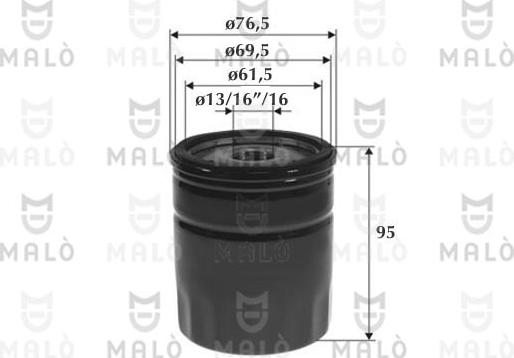 AKRON-MALÒ 1510107 - Oil Filter car-mod.net
