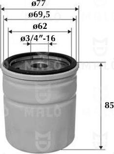 AKRON-MALÒ 1510116 - Oil Filter car-mod.net