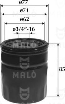 AKRON-MALÒ 1510117 - Oil Filter car-mod.net