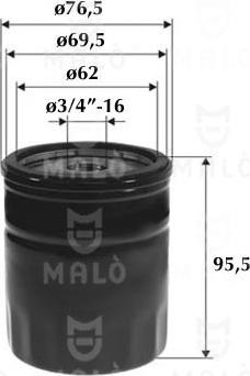 AKRON-MALÒ 1510138 - Oil Filter car-mod.net