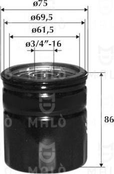 AKRON-MALÒ 1510123 - Oil Filter car-mod.net
