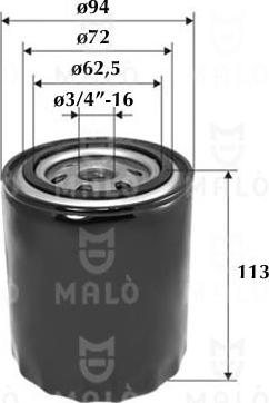 AKRON-MALÒ 1510172 - Oil Filter car-mod.net