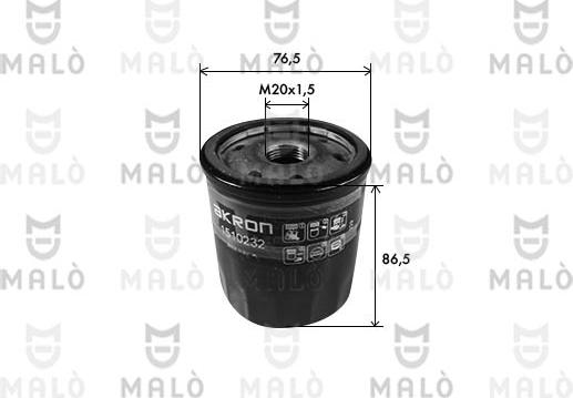 AKRON-MALÒ 1510232 - Oil Filter car-mod.net