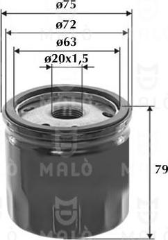 AKRON-MALÒ 1510224 - Oil Filter car-mod.net