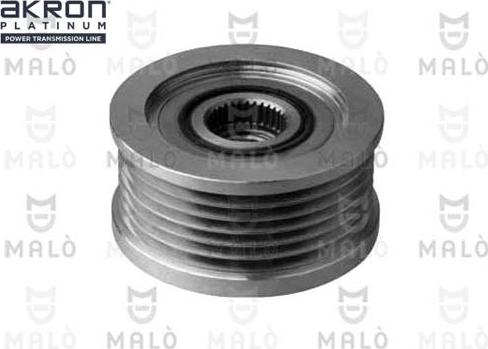 AKRON-MALÒ 1580019 - Pulley, alternator, freewheel clutch car-mod.net