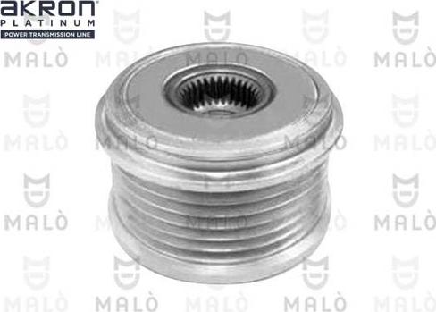 AKRON-MALÒ 1580015 - Pulley, alternator, freewheel clutch car-mod.net