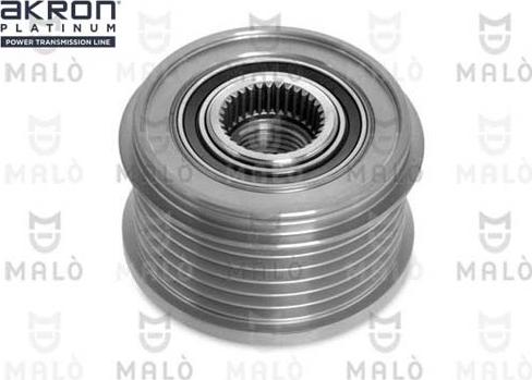 AKRON-MALÒ 1580028 - Pulley, alternator, freewheel clutch car-mod.net