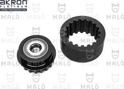 AKRON-MALÒ 1580165 - Pulley, alternator, freewheel clutch car-mod.net